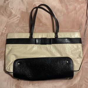 Black & White bow bag